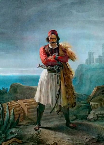 Έλληνας αγωνιστής, έργο Λουδοβίκου Lipparini